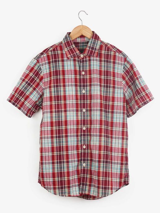 Red White Madras Shirt